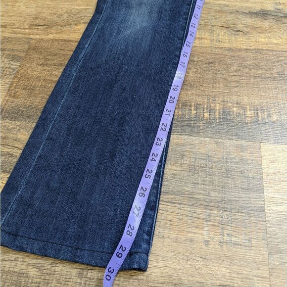 FIDELITY belladonna Flare Leg rhinestone blue jean denim - Picture 4 of 8